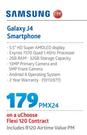 Samsung Galaxy J4 Smartphone LTE-On A uChoose Flexi 120