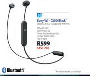 Sony WI-C300 Black