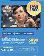 LG 124cm(49") UHD TV 49UK6300PVB