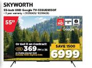 Skyworth 55" UHD google TV 55SUE9350F