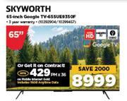 Skyworth 65" Google TV 65SUE9350F
