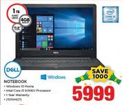 Dell 15.6" Notebook