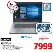 Lenovo 15.6" Notebook 