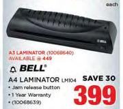 Bell A4 Laminator LM104