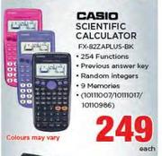 Casio Scientific Calculator FX-8ZZAPLUS-BK-Each