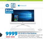 HP 20 All-In-One Desktop