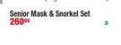 Wave Senior Mask & Snorkel Set