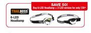 Trail Boss 6-LED Headlamp