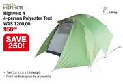 Natural Instincts Highveld 4-Person Polyester Tent
