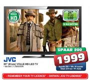 JVC 24" (61cm) Volle HD LED TV (LT-24N500A)
