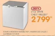 Defy 210ltr White Chest Freezer