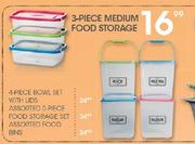 3-Piece Medium Food Storage