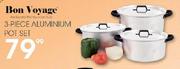 Bon Voyage 3-Piece Aluminium Pot Set