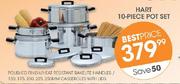Hart 10-Piece Pot Set