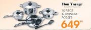 Bon Voyage 10-Piece Aluminium Pot Set