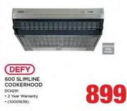 Defy 600 Slimline Cookerhood DCH291