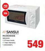 Sansui 20Ltr Microwave 700W SM02000
