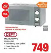 Defy 20Ltr Microwave Metallic Finish 700W MWM2030M