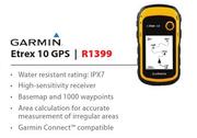 Garmin Etrex 10 GPS-Each