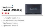 Garmin Nuvi 42 LMU GPS-Each