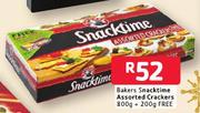 Bakers Snacktime Assorted Crackers-800+200G Free