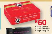 Bakers Choice Assorted Biscuit Range-500G Tin