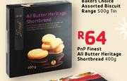 PnP Finest All Butter Heritage Shortbread-400G