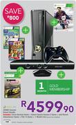 XBox 360 250GB Console Kinect Bundle