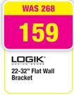 Logik 22-32" Flat Wall Bracket