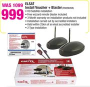 Elsat Install Voucher+ Blaster IVSDHD2UB