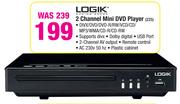 Logik 2 Channel Mini DVD Player 225