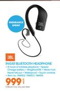 JBL In Ear Bluetooth Headphone-Each