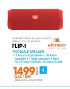 JBL Flip 4 Portable Speaker-Each