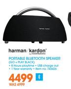 Harman/Kardon Portable Bluetooth Speaker (Go + Play Black)