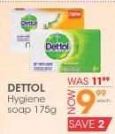 Dettol Hygiene Soap-175g Each