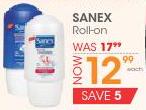 Sanex Roll-On-Each