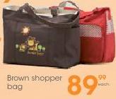 Brown Shopper Bag-Each