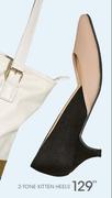2-Tone Kitten Heels