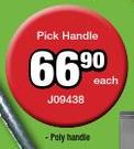 Pick And Handle Sold Separately Pick Handle 