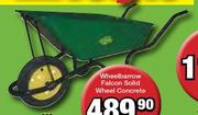 Wheelbarrow Falcon Pneumatic Wheel Concrete