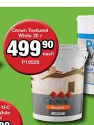 Crown Textured White-20Ltr