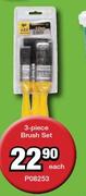 3 Piece Brush Set