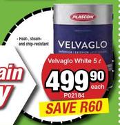Plascon Velvaglo White-5Ltr