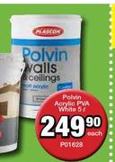 Polvin Acrylic PVA White-5Ltr