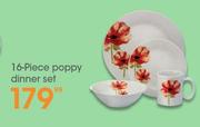 16-Piece Poppy Dinner Set