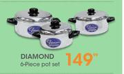 Diamond 6-Piece Pot Set