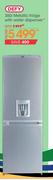 Defy 360ltr Metallic Fridge With Water Dispenser