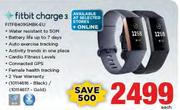 Fitbit Charger 3 FITFB409GMBK-EU