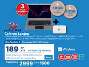 Packard Bell Celeron Laptop-On 10GB LTE Wireless + Huawei E5576 MiFi Router