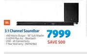 JBL 3.1 Channel Soundbar